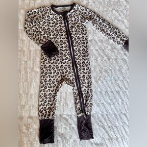 Cheetah Print Bamboo Zippy